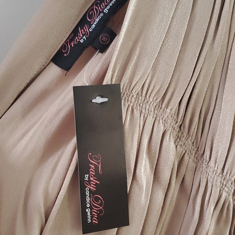 Trashy Diva Beige Midi Dress - Picture 3 of 7